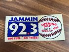 Vintage ~ Cleveland Indians JAMMIN 92.3 FM 1995 autocollant jour d'ouverture tribu Go