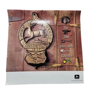 2000 John Deere Strumento Pubblicitario Attrezzature Calendario Vintage - Foto 1 di 7