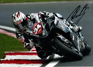 Motor Bike Rider BSB Alastair Seeley Hand Signed Photo Autograph 7x5" AB - Picture 1 of 1