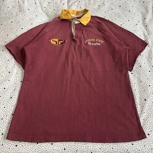Polo Rugby ASU Arizona State Sun Devils vintage anni 90 uomo grande fratta - Foto 1 di 8