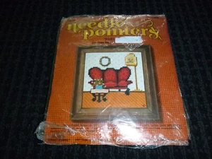 Vtg 1976 Sunset Designs Needlepoint Kit #5762 - Parlor Donna Kooler 5x5 - Picture 1 of 6