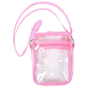 1PC PVC Female Bag Transparent Lightweight Single Shoulder Bag Cross-body Bag - Picture 1 of 12