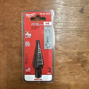 Milwaukee 3/16 Zoll - 7/8 Zoll #4 Schwarzoxid Stufenbohrer / 12 Stufen 48-89-9204 - Bild 1 von 2