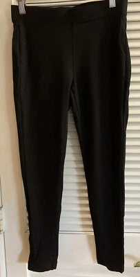 Leggings Mujer Con Control Petite Pull On Ponte Royale Negros Talla XS Foto 1 de 4