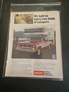 1974 GMC Sierra Pickup Truck Vintage Original Print Ad 8.5 x 11" - Picture 1 of 1