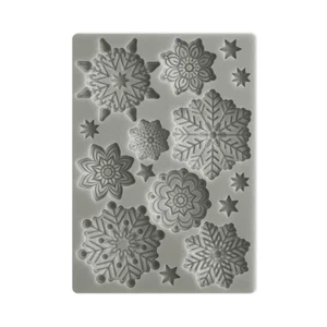 Stamperia - A6 - STAMPERIA SILICON MOULD - SNOWFLAKES - Picture 1 of 1