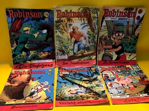 6 cómics muy antiguos Robinson nº30-42-43-53-90-108 de los años 60 - Imagen 1 de 17