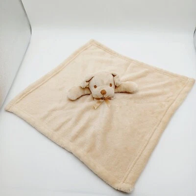 Manta de peluche marrón cachorro perro bebé Lovey juguete de seguridad Foto 1 de 2