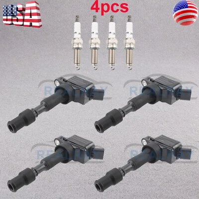 Bobinas de encendido + bujías para Hyundai Elantra Sonata 2016 2017 2018 19 20 2.0 Foto 1 de 4