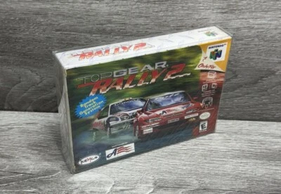 Top Gear Rally 2 New Sealed Made In Japan MIJ 1st Print (Nintendo 64 N64) - Image 1 of 4
