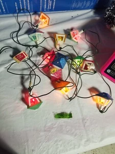 Vintage Christmas Decorative Light String Lamps 6' Long Holiday Lighting Indoor - Picture 1 of 11