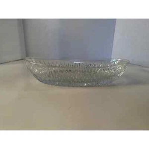 Princess House Vintage Lead Crystal Oval Serving Dish #821 - Picture 1 of 3