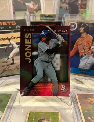 2020 Bowman Platinum Top Prospects #TOP-53 Greg Jones Pink /199 *NM+* - Image 1 of 4