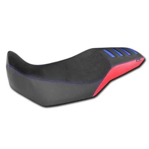 Isotta black/red/blue saddle covering comfort Honda Transalp XL750 2023-2024 - Picture 1 of 5