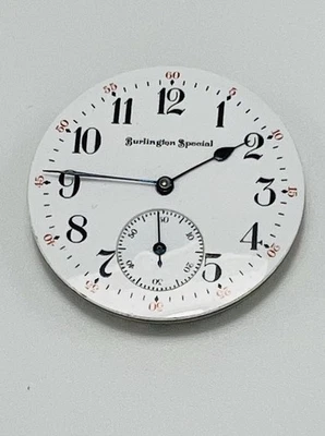 Movimiento Reloj Bolsillo Burlington Especial -19 Joyas- Serie 2665176 Foto 1 de 4