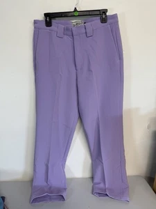 Bogey Boys Men’s The Best Pant Purple Size 32 NWOT Straight Leg Pleated - Picture 1 of 6