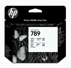 Original Druckkopf HP 789 schwarz gelb DesignJet L25500 CH612A DATUM 09/2019 - Picture 1 of 1