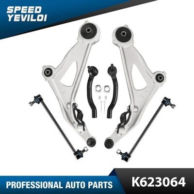 Barra estabilizadora delantera apta para Infiniti QX60 2014-19 6 piezas brazo de control rótula varilla de amarre Foto 1 de 4