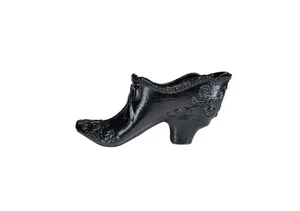 V.C.P. Miniatur High Heel Schuh Figur Handarbeit aus Kohle 1980 - Bild 1 von 7