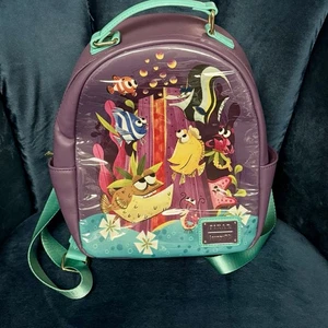 Disney Pixar Finding Nemo Ring Of Fire: Loungefly Mini Backpack - Picture 1 of 6