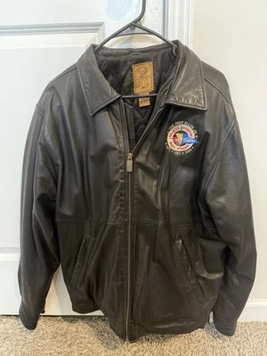 Vintage Atlanta Braves Museum Custom Black Leather Jacket GEAR FOR SPORTS, Small - Image 1 of 4