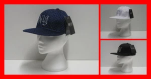 KB ETHOS NY New York Mesh Flat Peak Cap Hat - Picture 1 of 9
