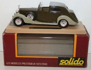 Solido 1/43 Scale - 71 - 1939 Rolls Royce - 2 Tone Green - Picture 1 of 1