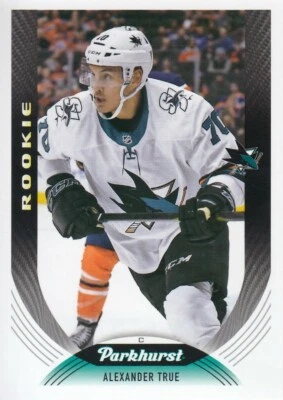 2020-21 Alexander True Parkhurst Rookie San Jose Sharks Hockey Card #297 - Image 1 of 2