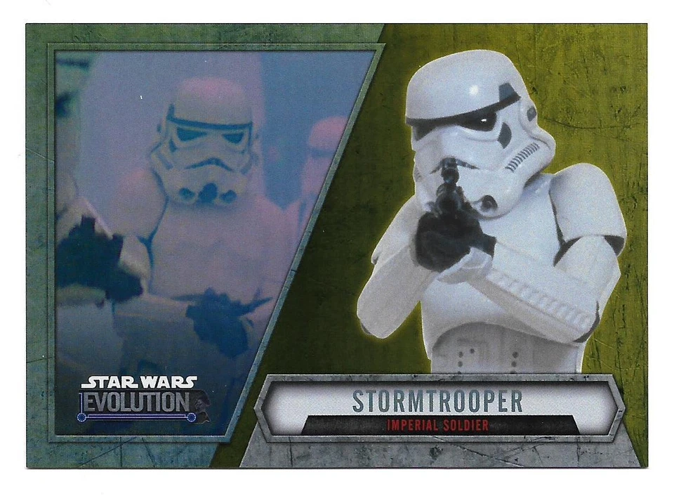 2016 Topps Star Wars Evolution GOLD Lightsaber Parallel #69 Stormtrooper #45/50 - Image 1 of 1