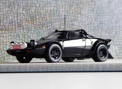 CUSTOM 1/43 Minichamps Lancia Stratos Rally Specs 1980 Plain Body Black - Immagine 1 di 4
