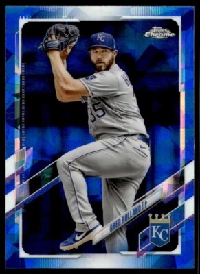 2021 Topps Chrome Sapphire Greg Holland G40 Kansas City Royals #467 - Image 1 of 2