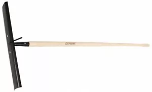 Razor-Back Concrete Rake, 20" Blade Width, with 60" Wood Handle - Picture 1 of 3