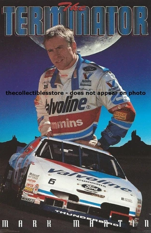MARK MARTIN VALVOLINE FORD RACING NASCAR WINSTON CUP COSTACOS MINI PHOTO POSTER Cover