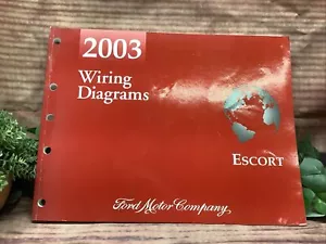 2003 FORD ESCORT WIRING DIAGRAMS *FREE SHIPPING* B-23 #38 - Picture 1 of 5
