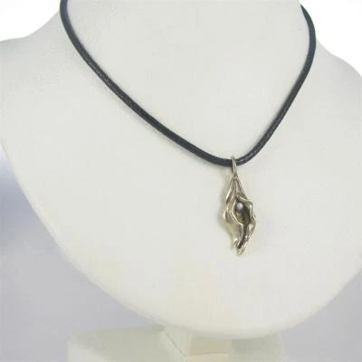 Collar Colgante Yoni Con Perla Bronce Shakti Diosa Hinduismo Foto 1 de 2