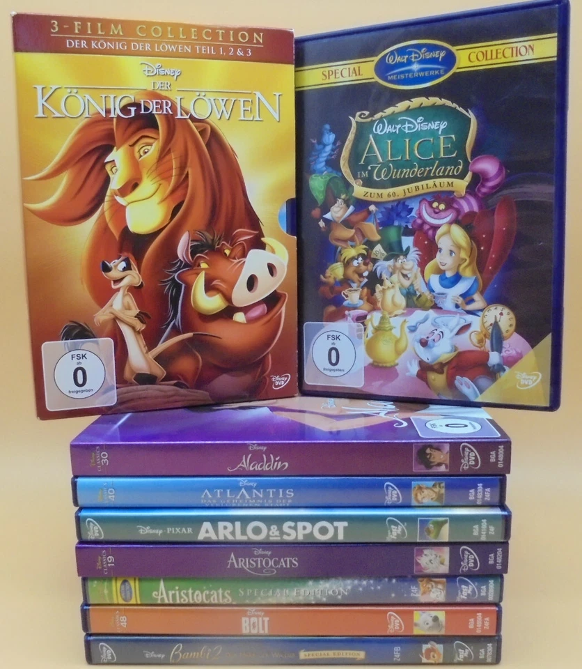 Über 80 Walt Disney DVD Filme zum Aussuchen: Raritäten, Editionen, Meisterwerke - Bild 1 von 1