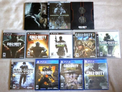 Lote de juegos Call of Duty y Steelbook - PS3 y PS4 - Usado y nuevo Foto 1 de 4