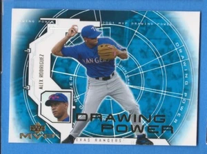 2001 Upper Deck MVP Drawing Power #DP6 Alex Rodriguez Rangers - Imagen 1 de 1