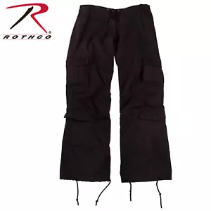 Women's Vintage Military Fatigues Camo Cargo Ladies Paratrooper Pants 3986-XXS - Picture 1 of 1