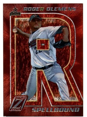 VTG 2005 Zenith Spellbound #8 Roger Clemens Letter R Astros Baseball Z4 - Image 1 of 2