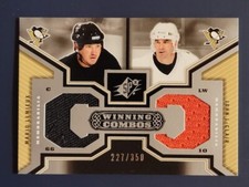 2005-06 SPx Winning Combos Jersey Mario Lemieux / John LeClair 227/350