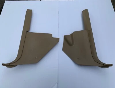 1977 1978 1979 LINCOLN MARK V FRONT FLOOR KICK PANELS TAN LH RH  77 78 79  - Image 1 of 3