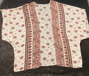 Maurices Woman's shawl ~Open Front~ Tab Sleeve~ Size s/m ~ Colorful - Picture 1 of 7