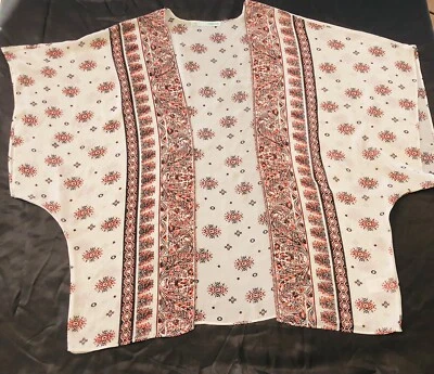 Mantón para mujer Maurices ~frente abierto~ manga con lengüeta~ talla s/m~ colorido Foto 1 de 4