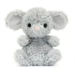 Jelly Cat Yummy Mouse Soft Plush Toys Gray Stuffed Animal 5.9 in 15cm - Afbeelding 1 van 5