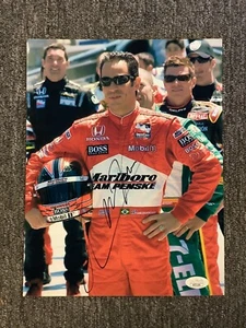 Helio Castroneves Signed Photo 8x10 Racing Auto IndyCar JSA COA KK71194 Penske - Picture 1 of 2
