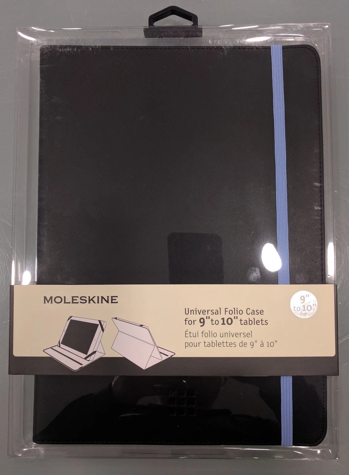 AAA Moleskine custodia universale NERO-BLU per Tablets da 9" a 10" - Immagine 1 di 1