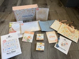 Cottage Charm Quilt Goody Box NWT Moda, HOME pillow, Patchwork Heart Block - Picture 1 of 5
