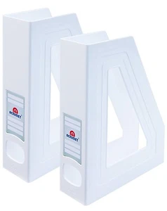 Acrimet Magazin Aktenhalter (weiße Farbe) (2er-Pack) - Bild 1 von 3