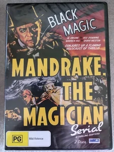 Mandrake The Magician Black Magic 12 Thrilling Chapters Al Kikume NEW DVD - Picture 1 of 6